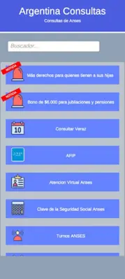 Argentina Consultas android App screenshot 2